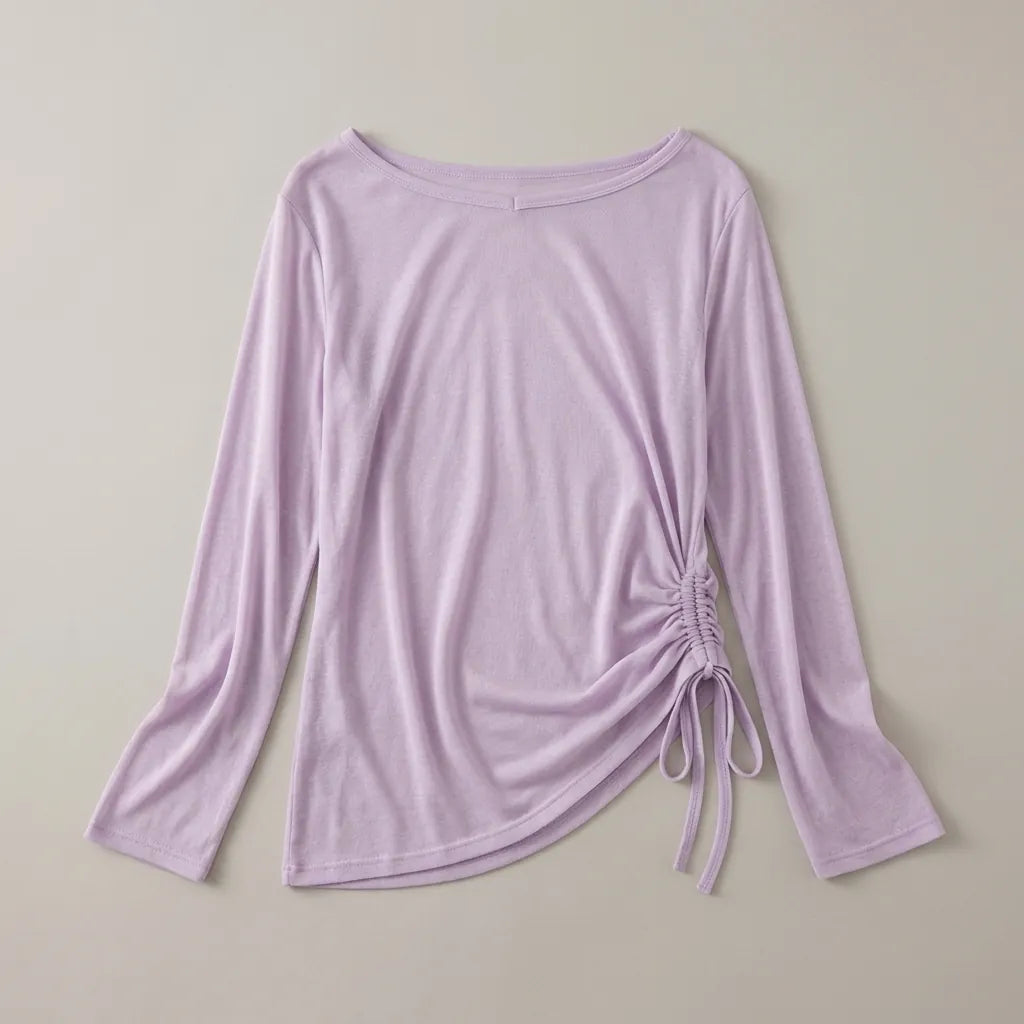 Sasha — Fluid drape long-sleeve