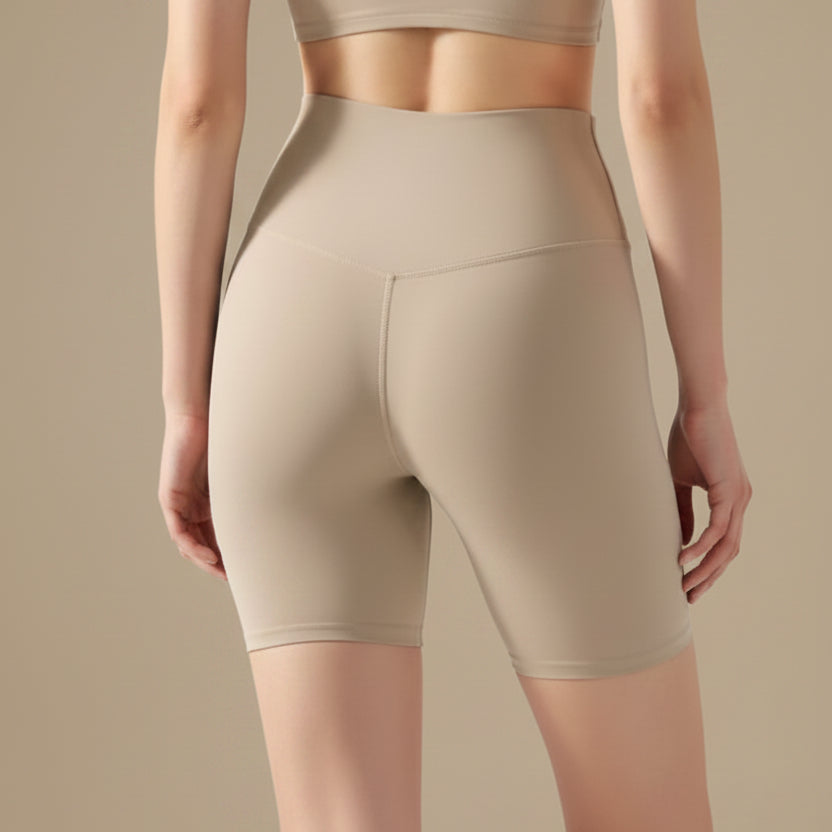 Tess — High-waist biker shorts