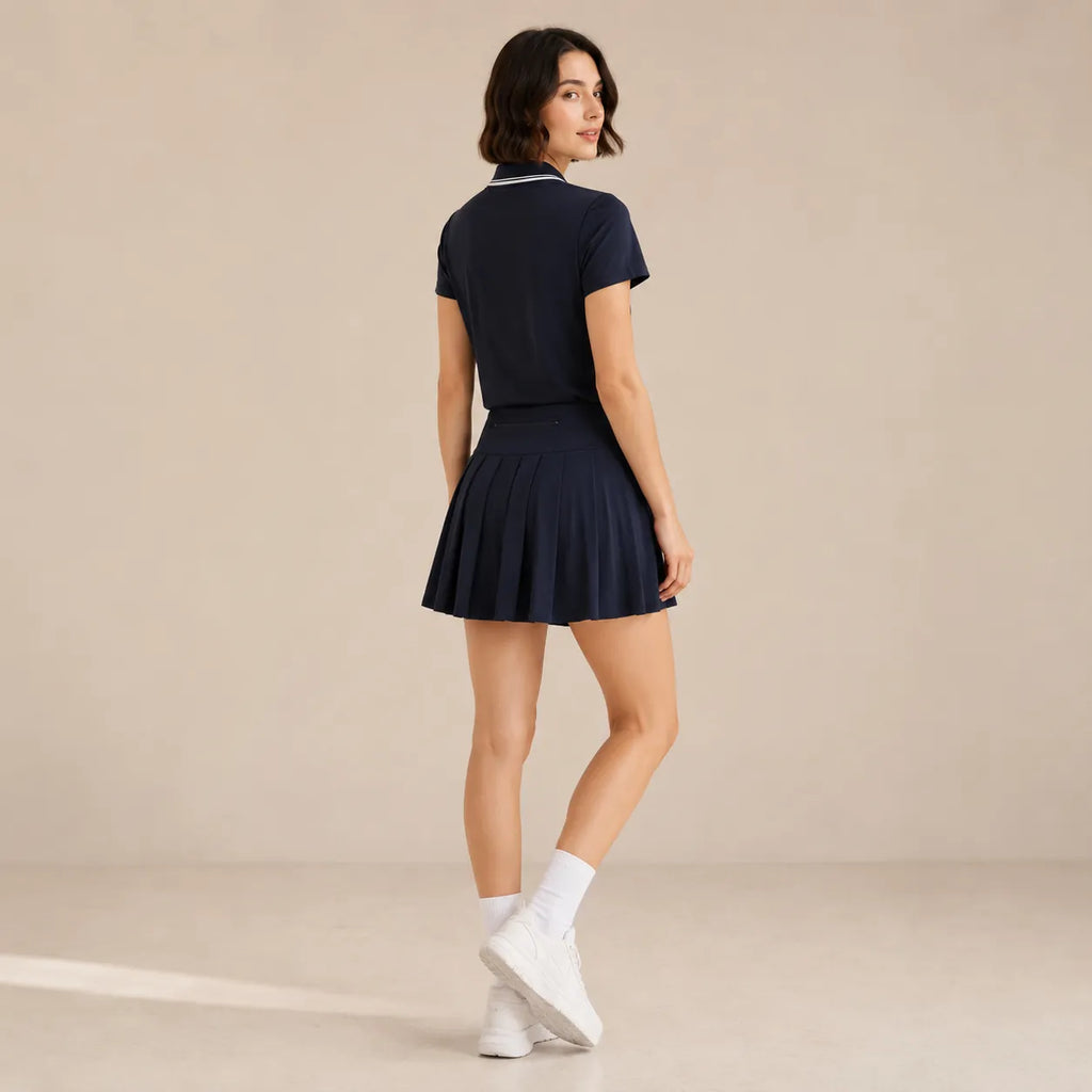 Althea - Zip Polo Top